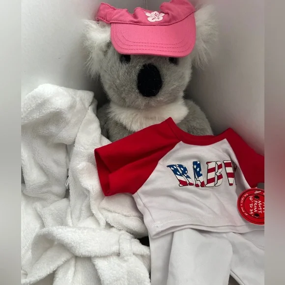 🐻BUILD-A-BEAR Clothing (LOT of 4) NWT🥼🩳🧢👚 - Picture 9 of 9